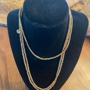 Chico's Gold Multi-Strand Necklace